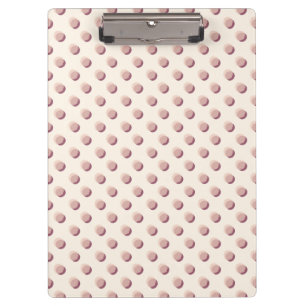 Carpeta De Pinza Tarea de lunares Dusty Mauve