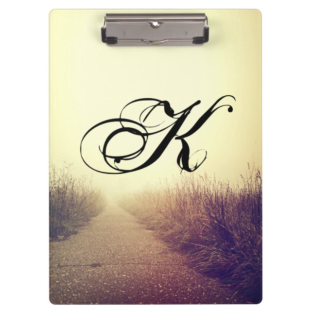 Carpeta De Pinza Tarjeta clip personalizada Sunrise Pathway Walkway (Anverso)