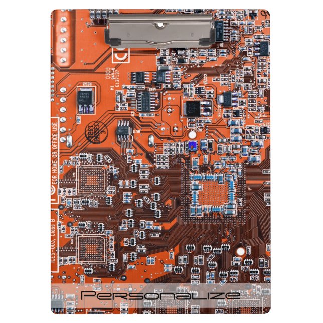 Carpeta De Pinza Tarjeta de circuito del Naranja PCB del conjunto d (Anverso)