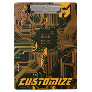 Carpeta De Pinza Tarjeta de circuito del Naranja PCB del Personaliz