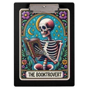 Carpeta De Pinza Tarjeta de Tarot Booktrovert Libro de lectura de