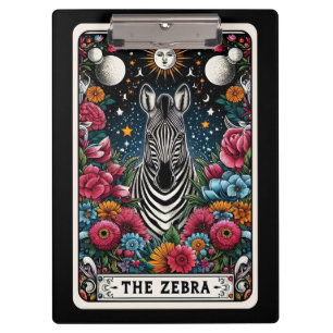 Carpeta De Pinza Tarjeta de Tarot Cebra Animal Espiritual Místico
