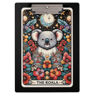 Carpeta De Pinza Tarjeta de Tarot del Koala Animal Espiritual Ado