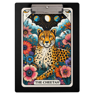 Carpeta De Pinza Tarot del Guepardo – Velocidad, Enfoque y Manifest