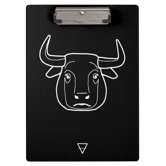 Carpeta De Pinza Taurus Zodiac Sign -  (Anverso)