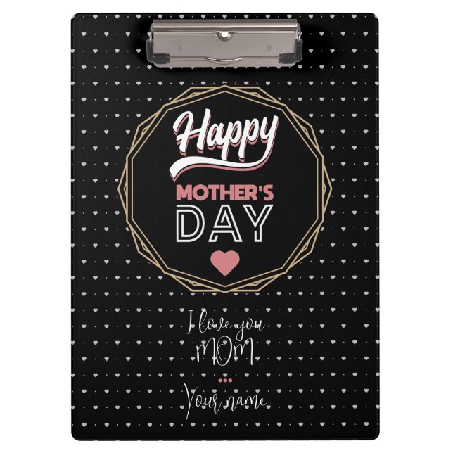 Carpeta De Pinza Te amo mamá (Anverso)