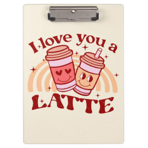 Carpeta De Pinza Te Amo Un Latte