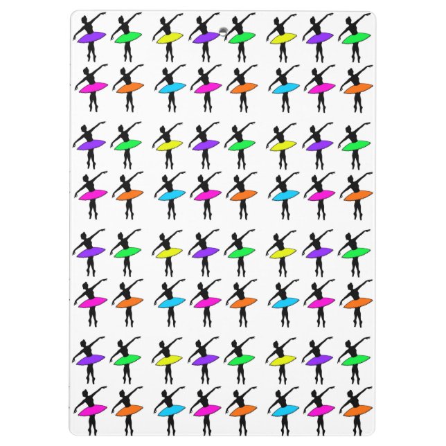 Carpeta De Pinza Teacher de danza ballet personalizado Ballerina Tu (Reverso)