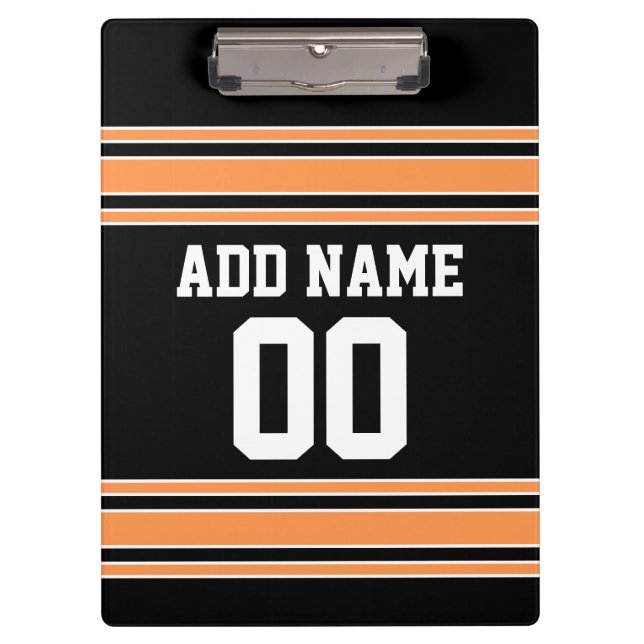 Carpeta De Pinza Team Jersey con nombre y número personalizados (Anverso)