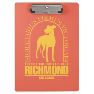 Carpeta De Pinza Ted Lasso   AFC Richmond Gold Arched Logo