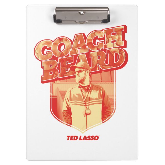 Carpeta De Pinza Ted Lasso | Tarjeta de barba de autocar (Anverso)