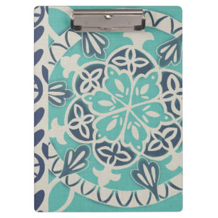 Carpeta De Pinza Teja azul I del batik