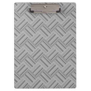 Carpeta De Pinza Tejido diagonal de rayas grises