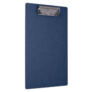 Carpeta De Pinza Tela de jeans azules