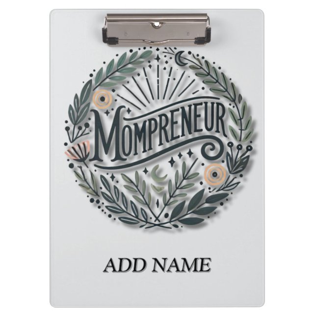Carpeta De Pinza Tema de Mompreneur (Anverso)