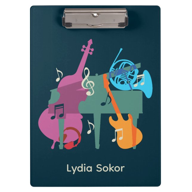 Carpeta De Pinza Tema musical personalizado (Anverso)