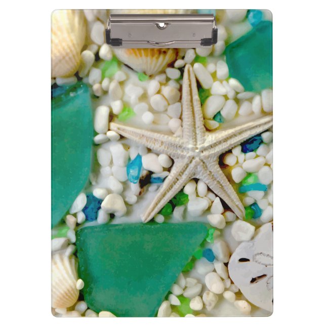 Carpeta De Pinza Tema tropical de la vida marina (Anverso)