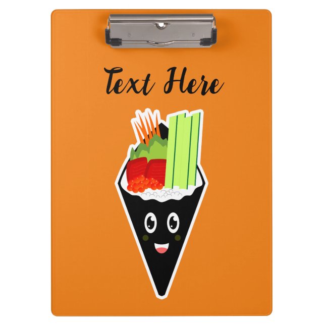 Carpeta De Pinza Temaki Sushi Hand Roll (Anverso)