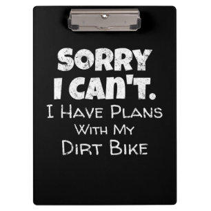 Carpeta De Pinza Tengo Planes Con Mi Regalo De Bicicleta Sucia