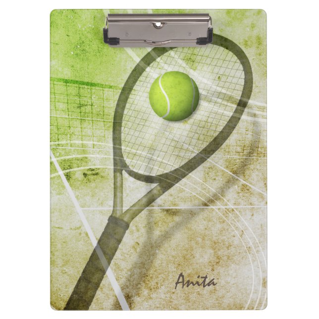 Carpeta De Pinza Tenis femenino de grip (Anverso)