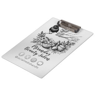 Carpeta De Pinza Terapia de Masaje Manos Sanadoras Spa de Energía y