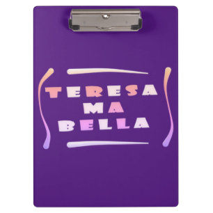 Carpeta De Pinza Teresa Bella hizo su mezcla de colores Drawstri