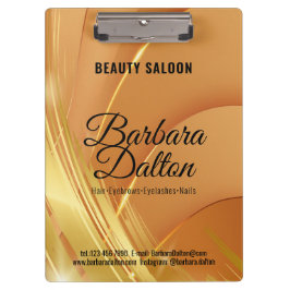 Carpeta De Pinza Terracotta Ocher Beige Gold