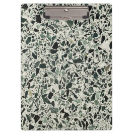 Carpeta De Pinza Terrazzo verde moderno