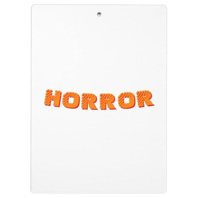 Carpeta De Pinza Terror (Reverso)