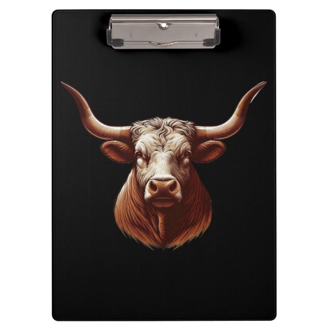 Carpeta De Pinza Texas Longhorn (Anverso)