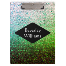 Texto de nombre personalizado Sparkling Green Clip