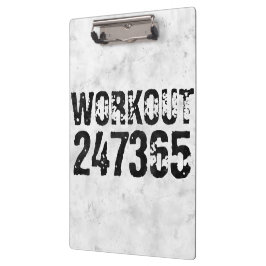 Carpeta De Pinza Texto escrito y raspado Workout 247365 rústico