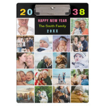 Texto moderno de Personalizado de Collage de fotos