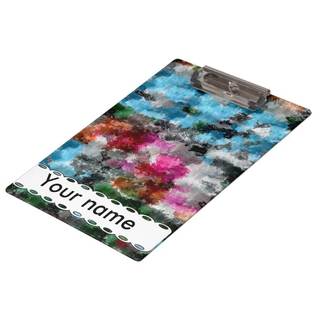 Carpeta De Pinza Textura colorida (Angular)