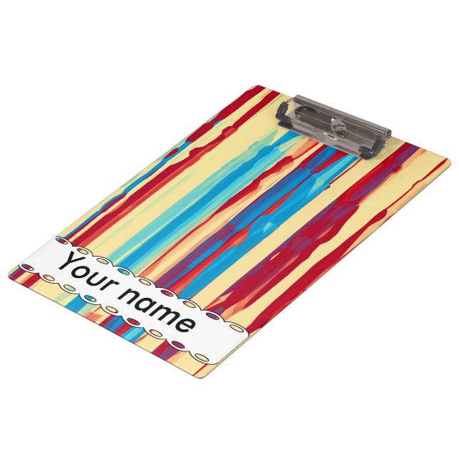 Carpeta De Pinza Textura de acuarelas (Angular)