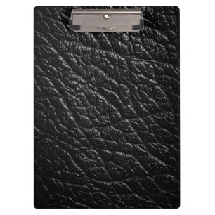 Carpeta De Pinza Textura de cuero negra para el fondo