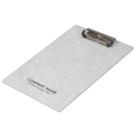 Carpeta De Pinza Textura de lino gris claro minimalista