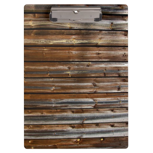 Carpeta De Pinza Textura de madera (Anverso)