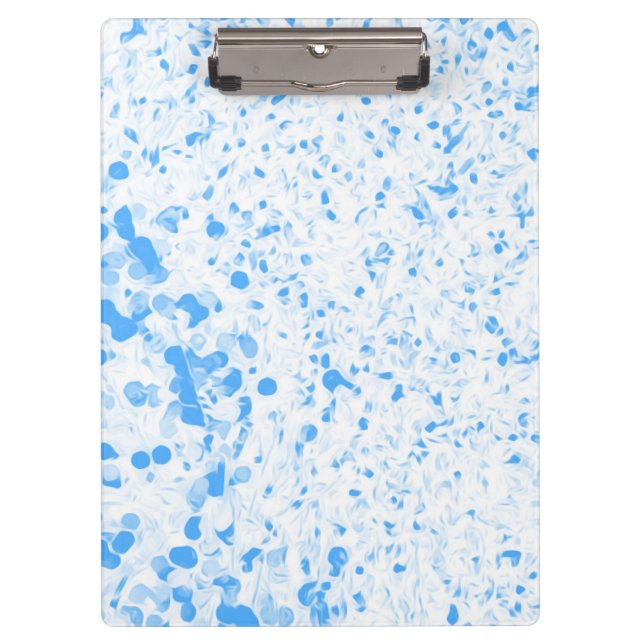 Carpeta De Pinza Textura de salpicadura - Azul (Anverso)