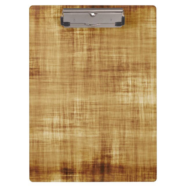 Carpeta De Pinza Textura de tela marrón (Anverso)