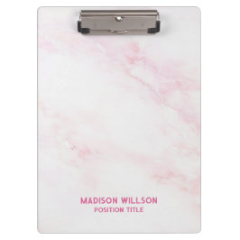 Carpeta De Pinza Textura suave de mármol rosa