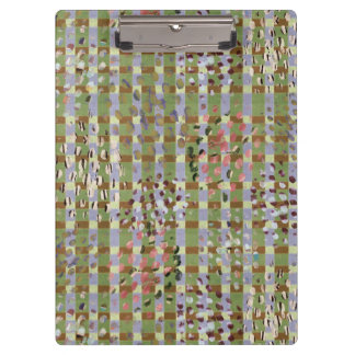 Carpeta De Pinza Textured Pointillism Grid Pattern Artwork