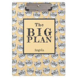 Carpeta De Pinza The Cadstudios The Big Plan Beige