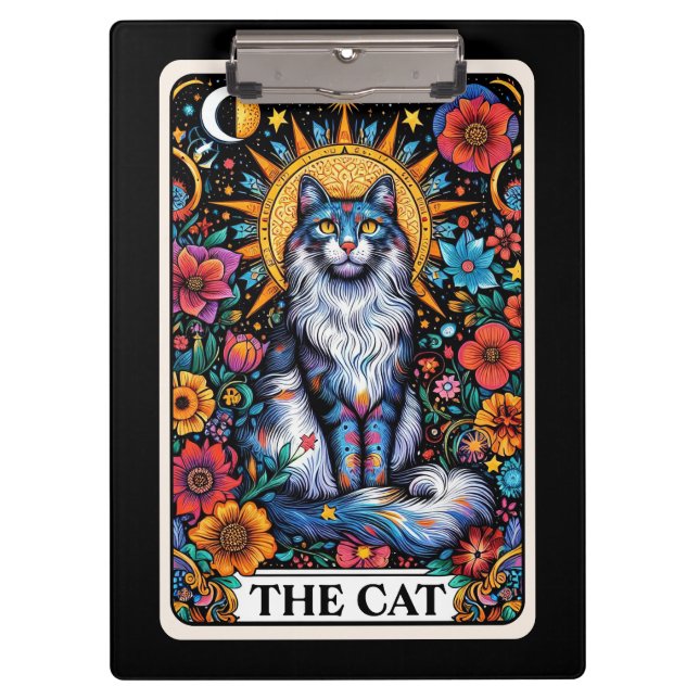 Carpeta De Pinza The Cat Tarot – Mystical Feline (Anverso)