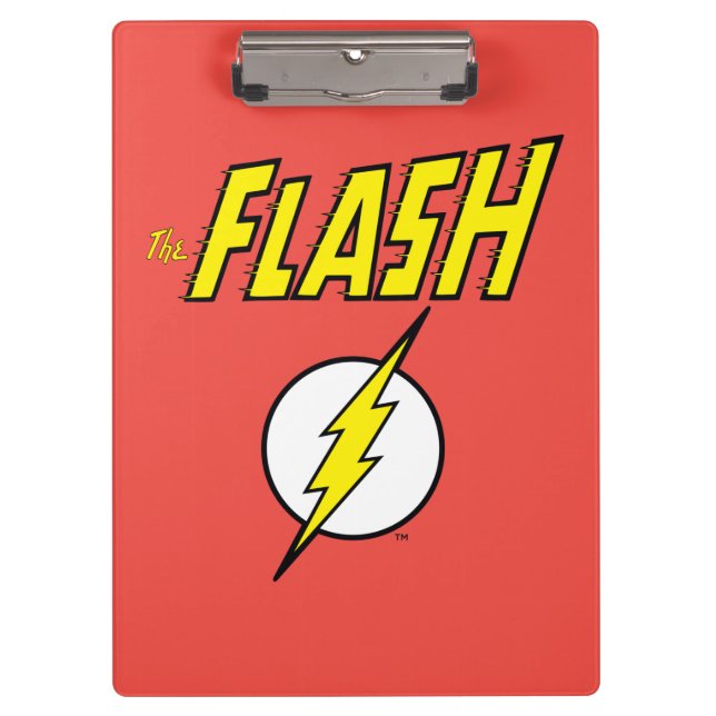 Carpeta De Pinza The Flash Name & Lightning Bolt Logo (Anverso)
