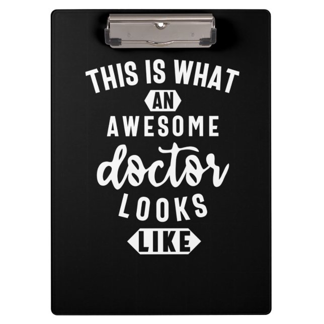 Carpeta De Pinza This Is What An Awesome Doctor Looks Like (Anverso)