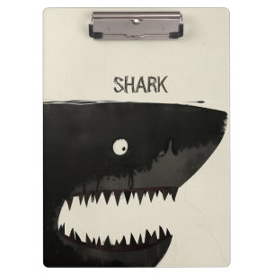 Carpeta De Pinza Tiburón negro