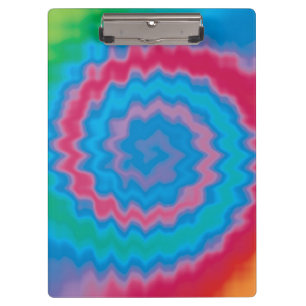 Carpeta De Pinza Tie dyed groovy funky modelo giratorio fresco