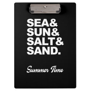 Carpeta De Pinza Tiempo de verano de mar y sol y sal y arena