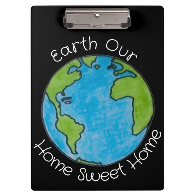 Carpeta De Pinza Tierra Nuestro Hogar Dulce Hogar (Anverso)